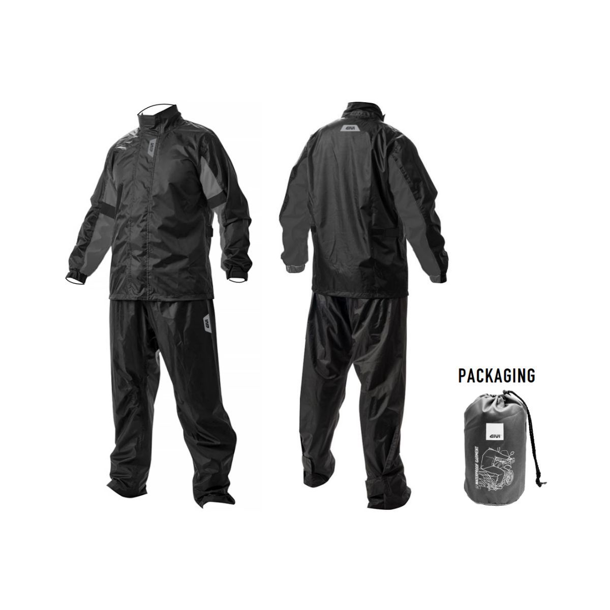 GIVI - IMPERMEABLE GIVI RIDER NEGRO