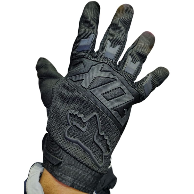 UNIVERSAL - Guantes Fox Moteras Ciclistas Antideslizantes Transpirables Negro