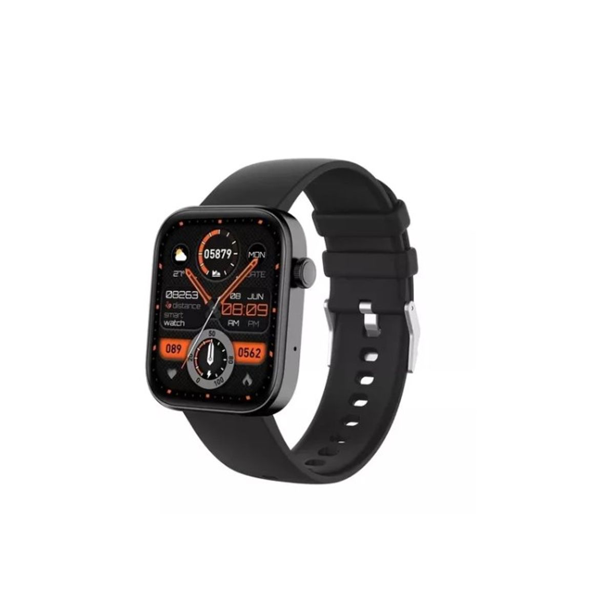 COLMI - Smartwatch Colmi P71 Reloj Inteligente Negro Llamadas Voz Bt- 5.2  Cardiaco SPO2 sueño