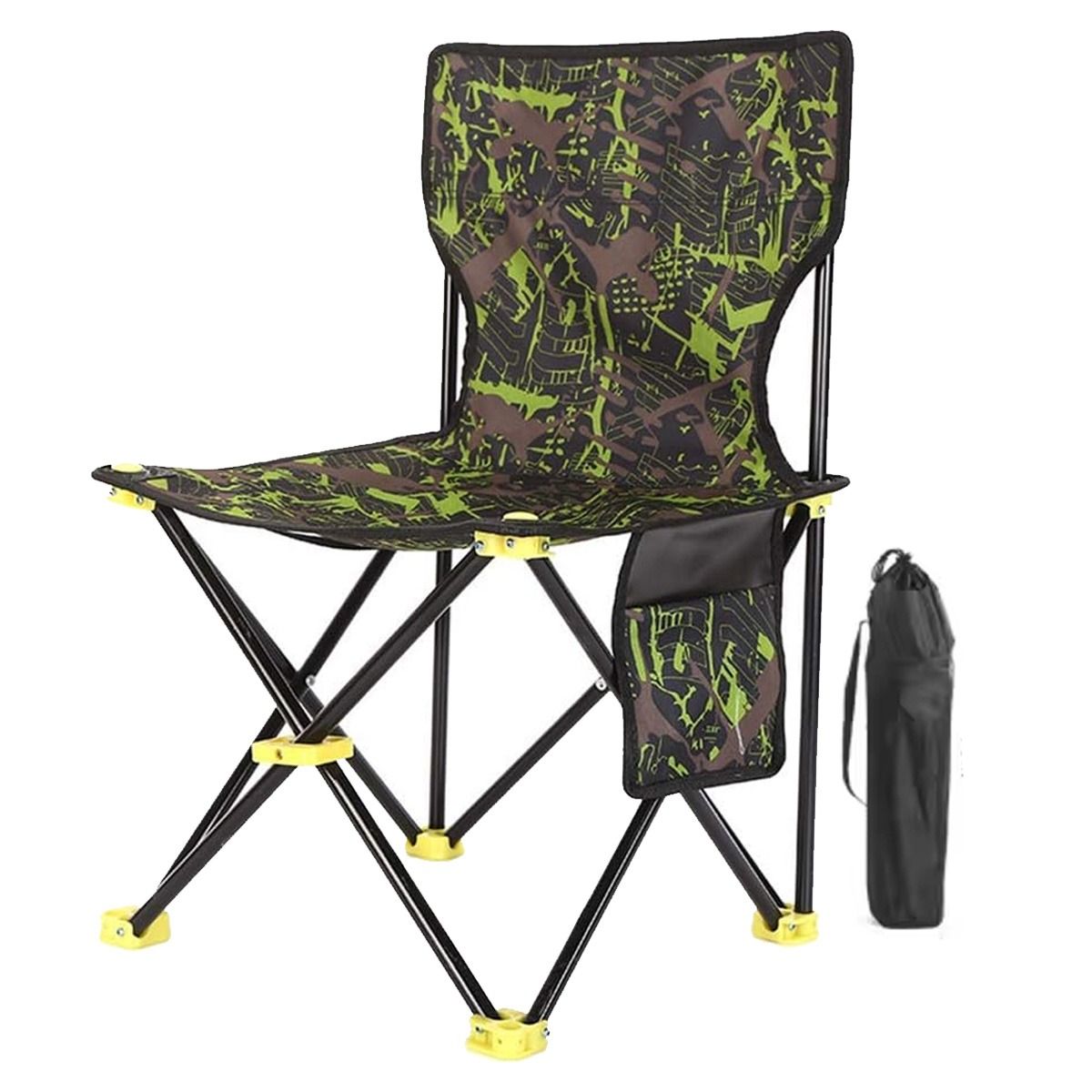 GENERICO - Silla Plegable Portatil Para Exterior Camping Aire Libre Multicolor