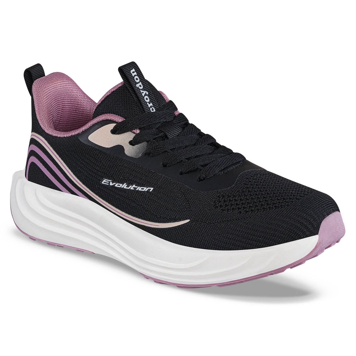CROYDON - Tenis Running Peko Negro Croydon para Mujer