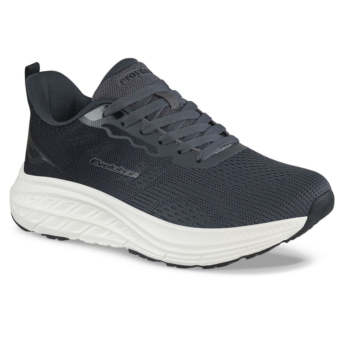 CROYDON - Tenis Running Datil Gris Osc Croydon para Hombre