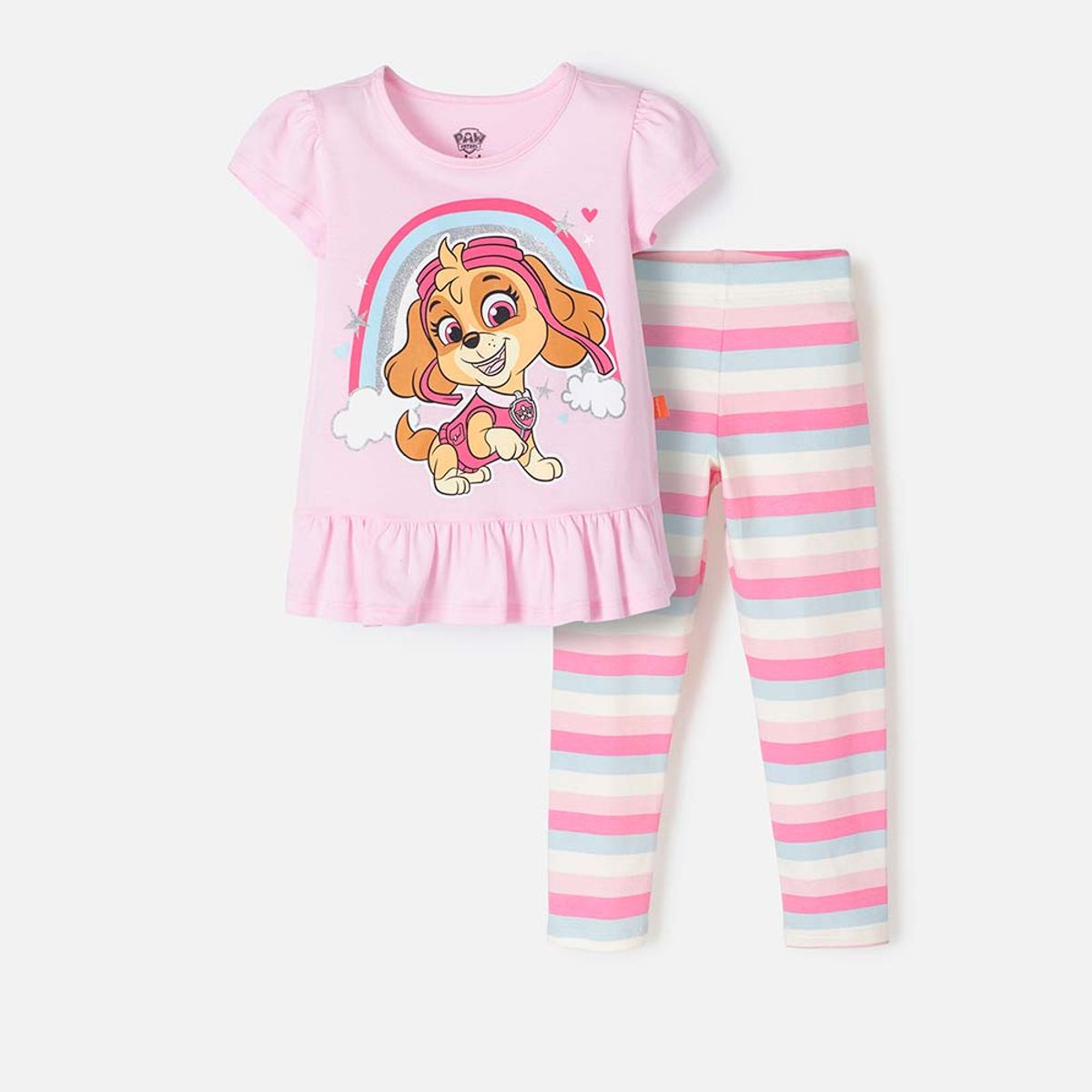 NICKELODEON - Conjunto Paw Patrol con leggins para niña