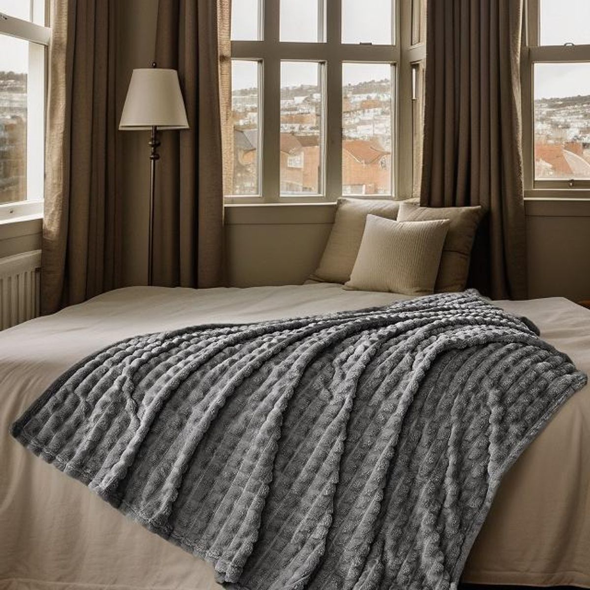 GENERICO - Cobija Termica Diseño 3D Doble-Queen 210x190