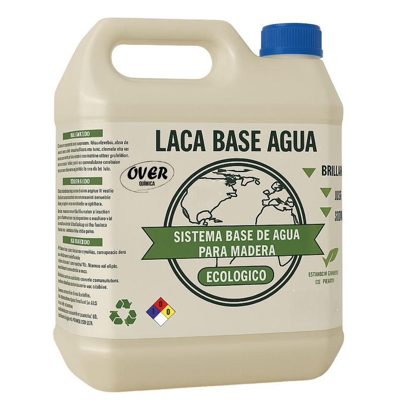GENERICO - Laca Brillante Base Agua Madera Over Quimica