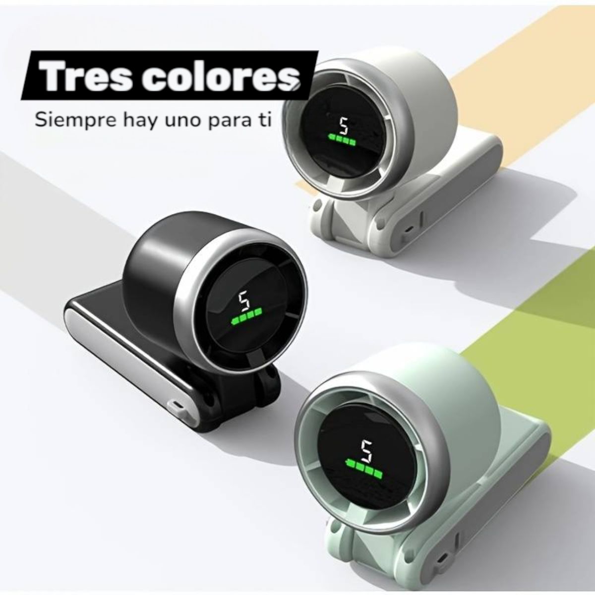 GENERICO - Mini Ventilador Portatil Recargable Y Plegable