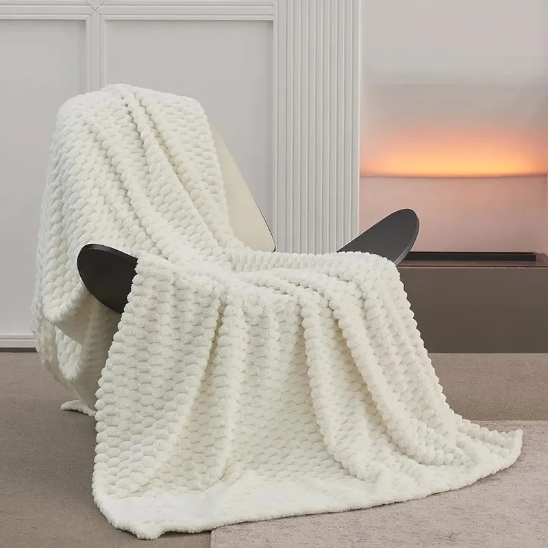 GENERICO - Cobija Manta Diseño 3D Doble-Queen 210x190