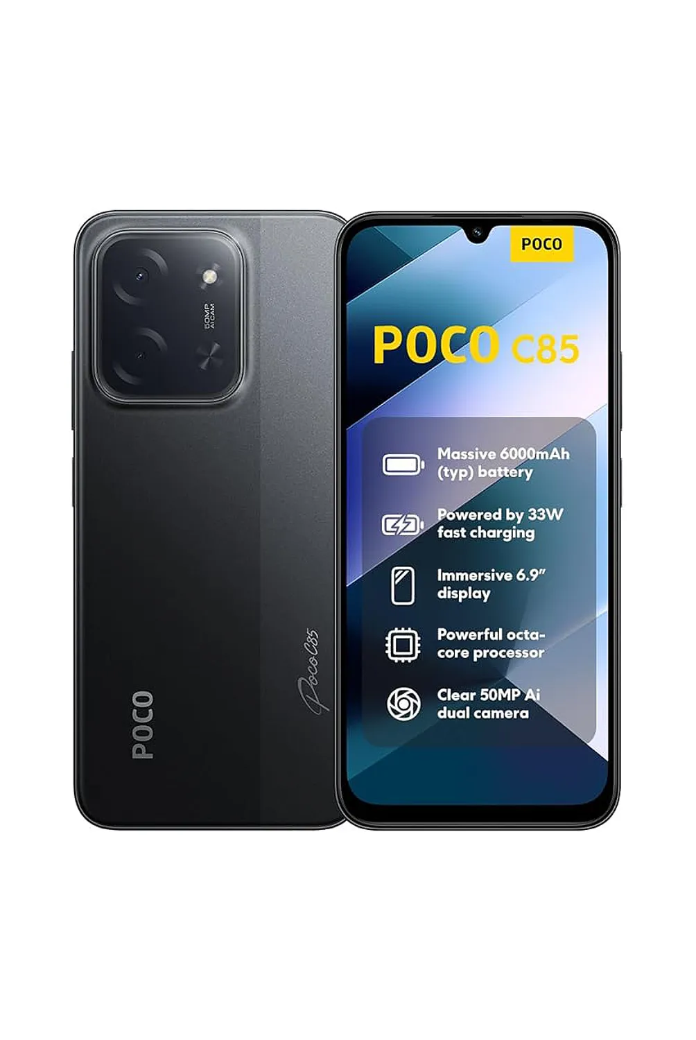 Celular Xiaomi POCO C85 256GB 8GB Negro XIAOMI | Falabella Colombia
