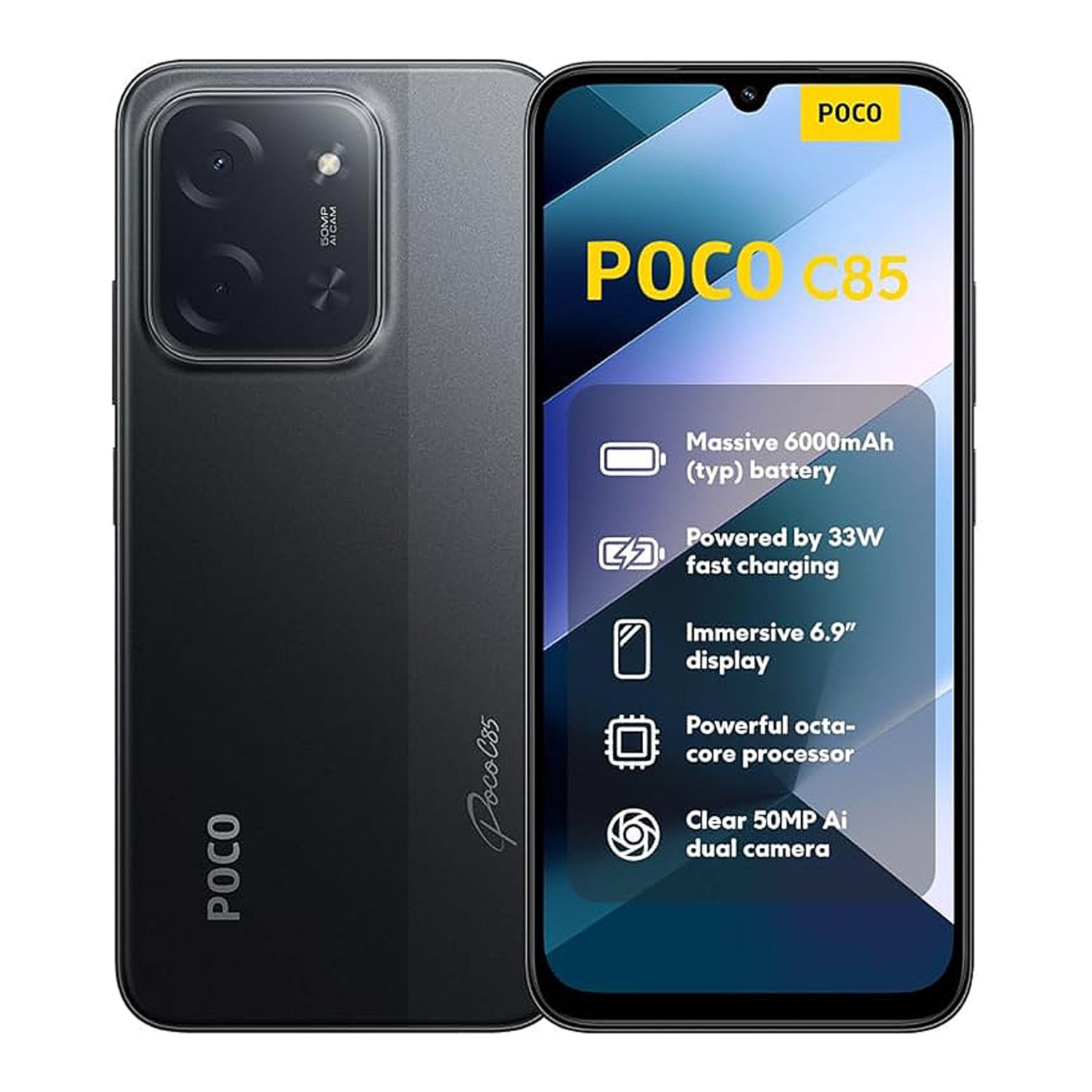 Celular Xiaomi POCO C85 256GB 8GB Negro XIAOMI | Falabella Colombia