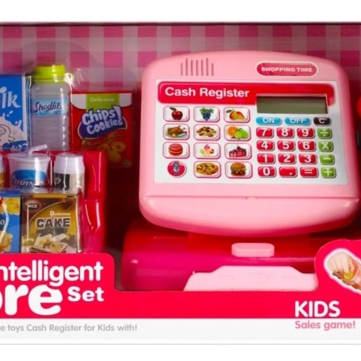 GENERICO - Caja Registradora Para Niños Con Luz Y Sonido Grande