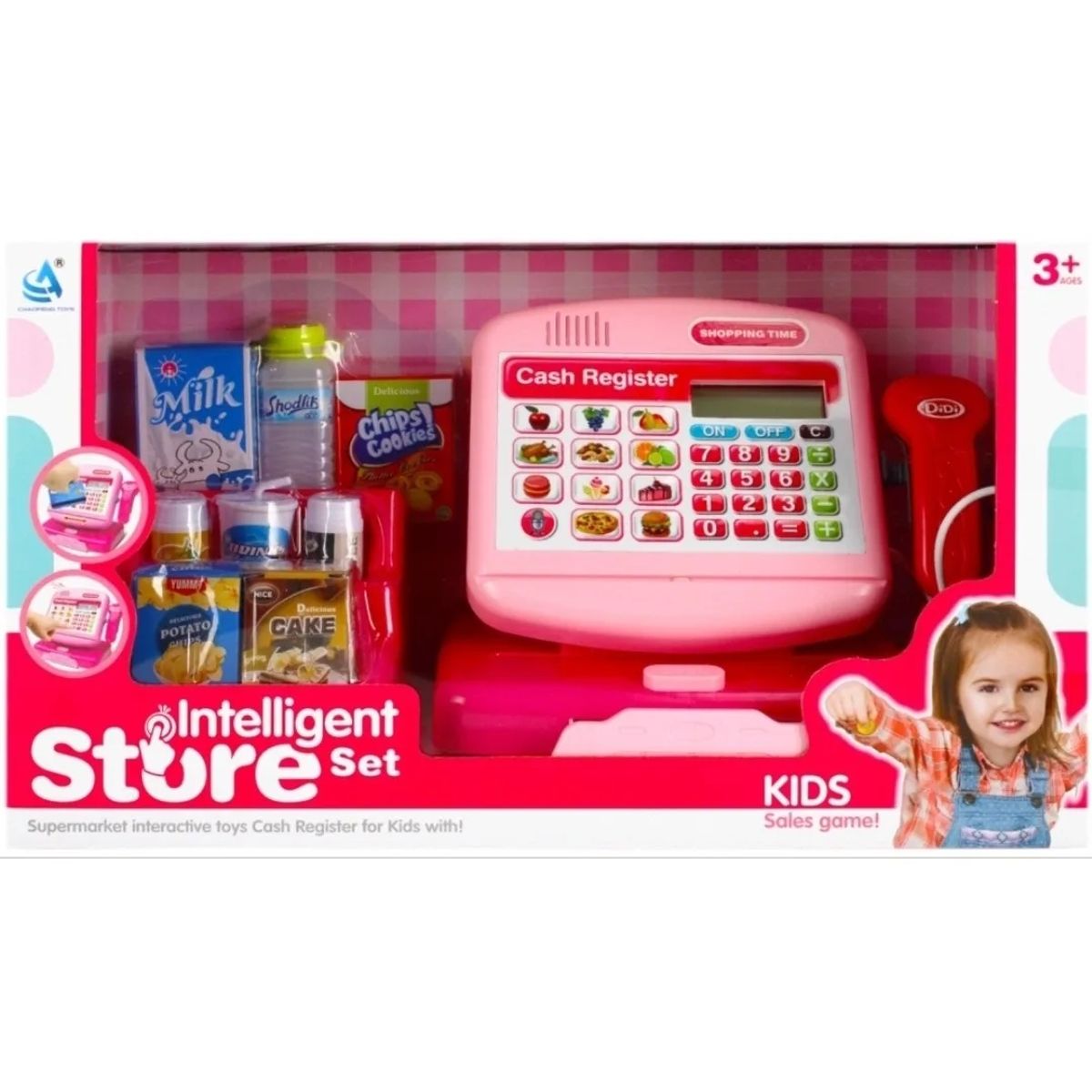 GENERICO - Caja Registradora Para Niños Con Luz Y Sonido Grande