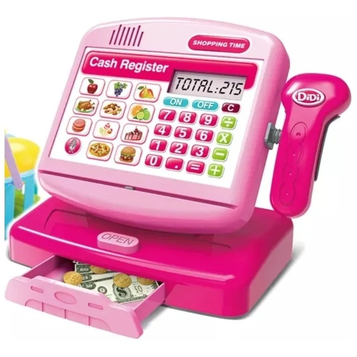 GENERICO - Caja Registradora Para Niños Con Luz Y Sonido Grande