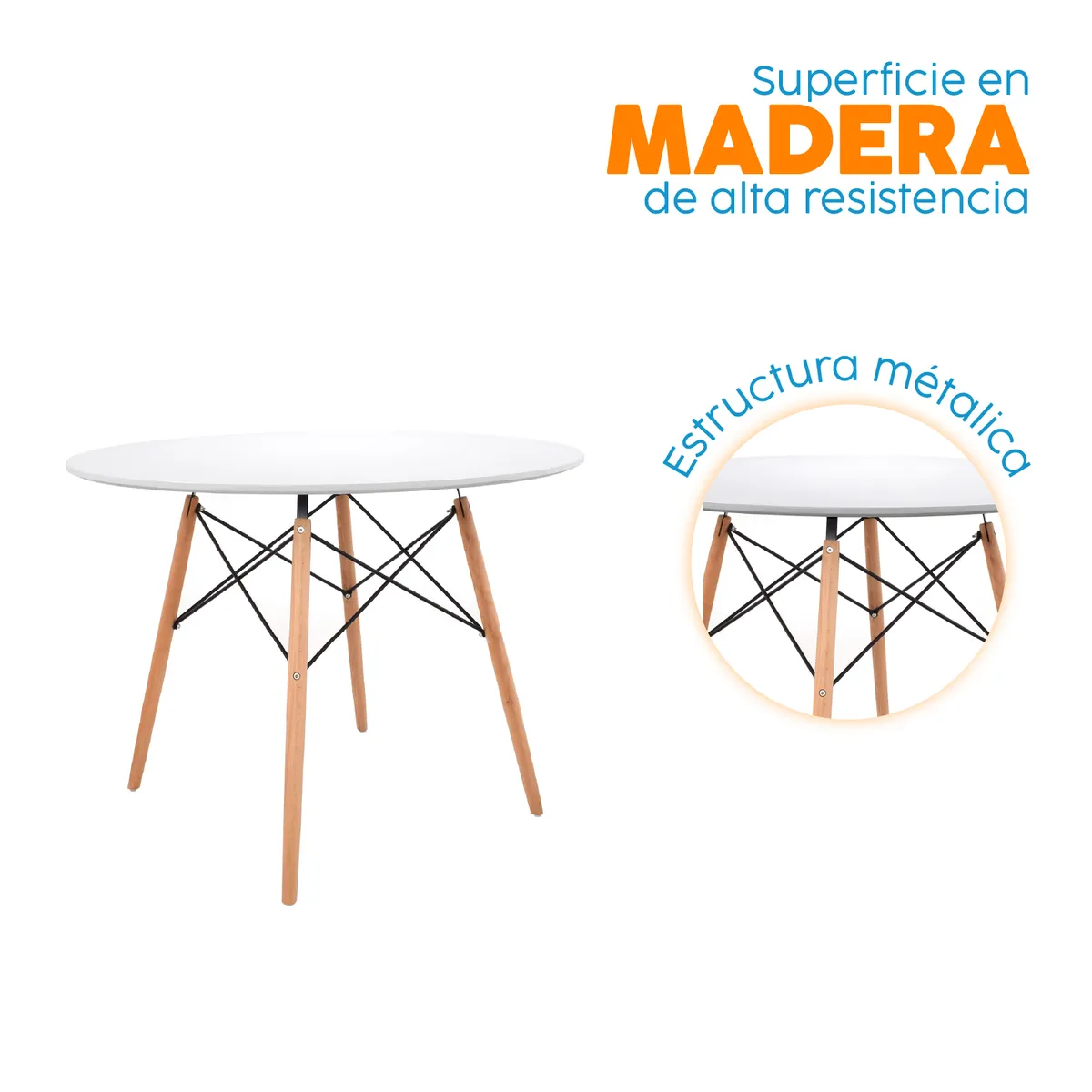 BONNO - Juego De Comedor Napoles Negro 3 Puestos Bonno