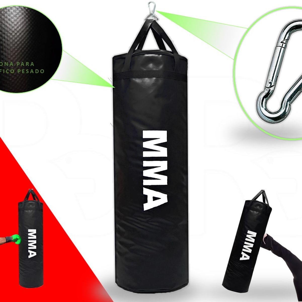 LAVEF - Saco de Boxeo 75 cm Profesional para Casa o Gimnasio