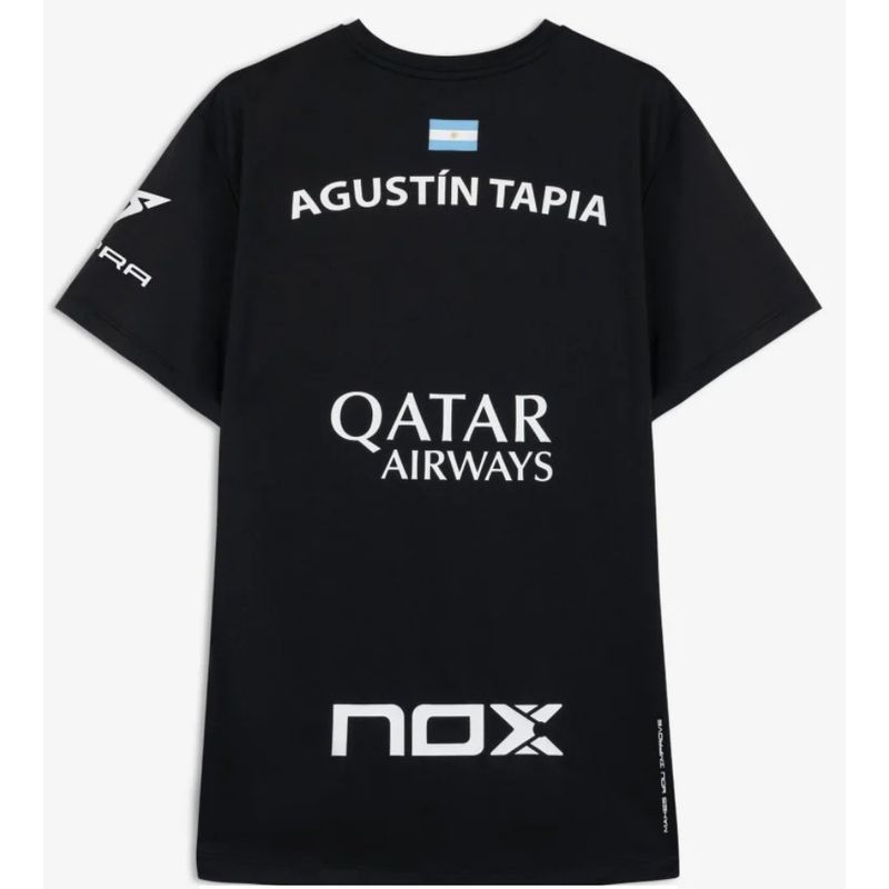 NOX - Camiseta NOX Sponsors AT10 Negro de Agustín Tapia