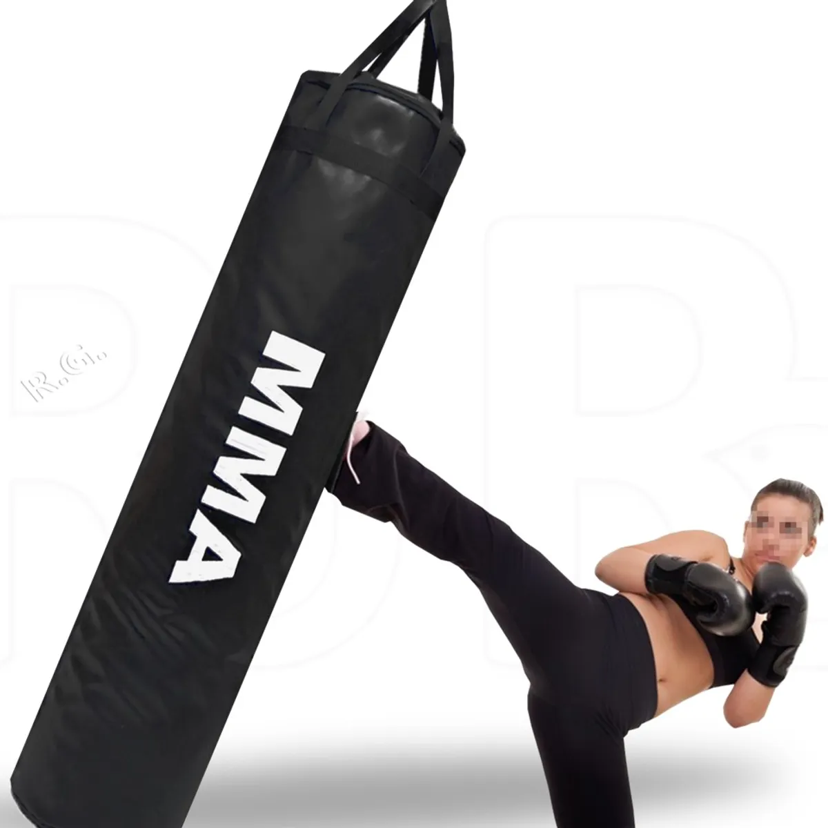 LAVEF - Saco de Boxeo 150 cm Profesional para Casa o Gimnasio - Sin Relleno