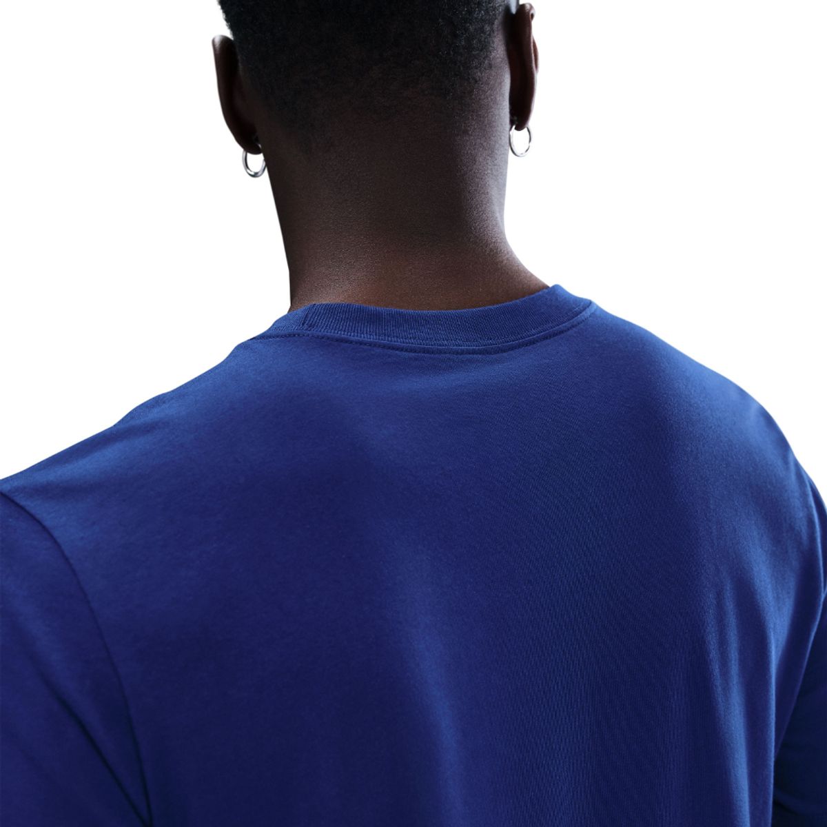 NIKE - Camiseta Fcb M Nk Flag Tee Hombre-Azul