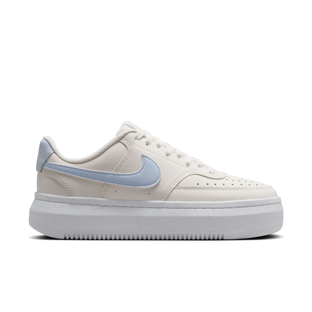 NIKE - Tenis Nike W Court Vision Alta Ltr Mujer-Beige/Azul