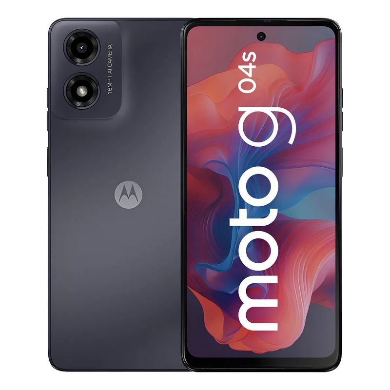 MOTOROLA - Celular Motorola Moto G04S 64GB 4GB RAM Ampliable a 6GB Negro