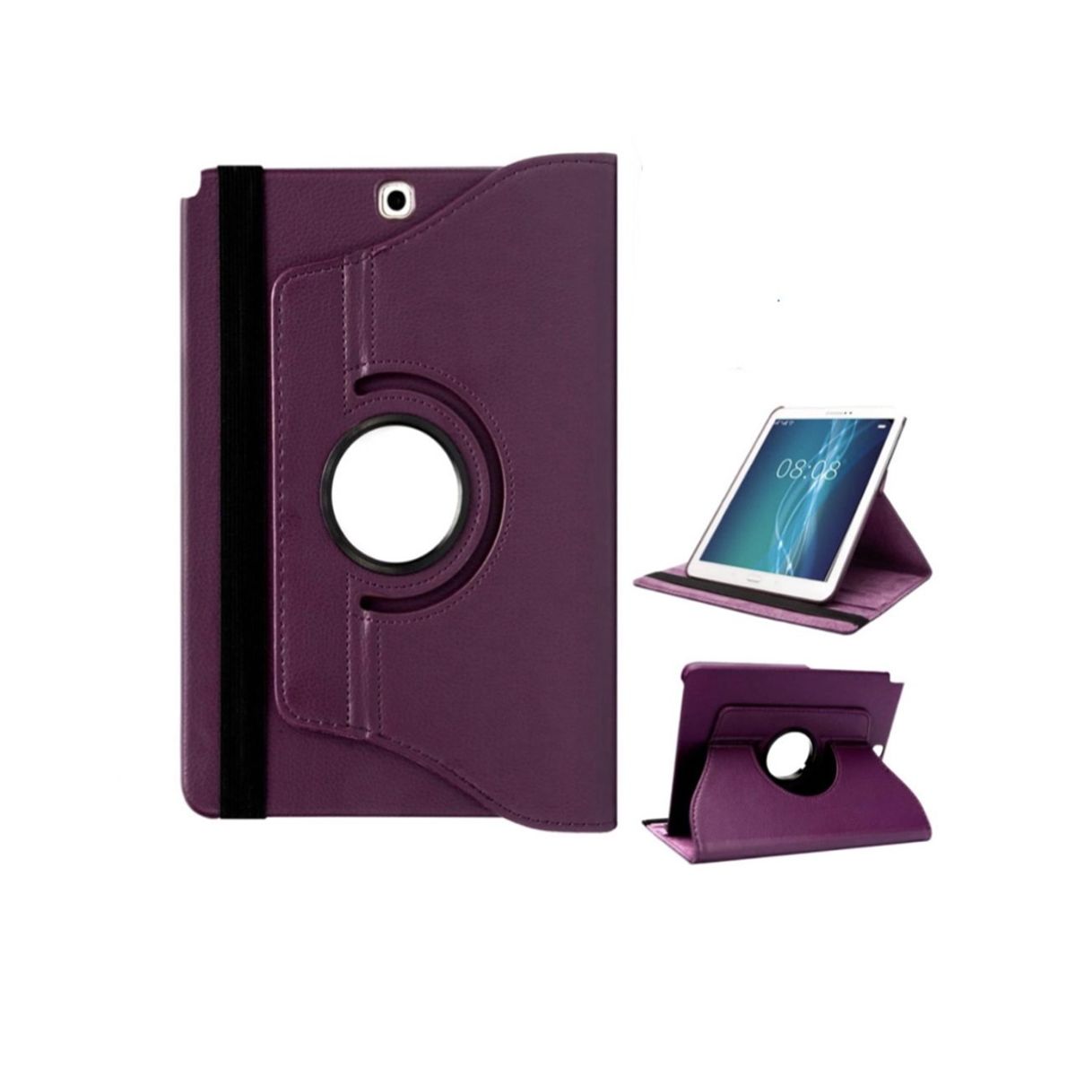 GENERICO - Funda Estuche Giratorio 360 Para lenovo tab p12 morado