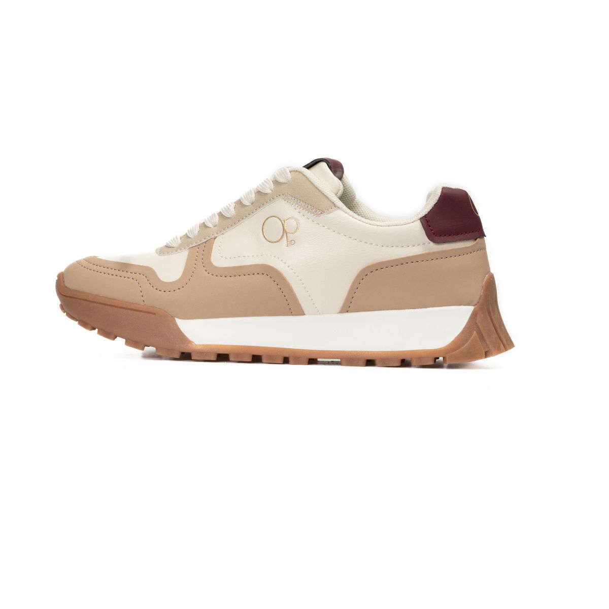 OCEAN PACIFIC - Tenis para Mujer OP Casuales Beige