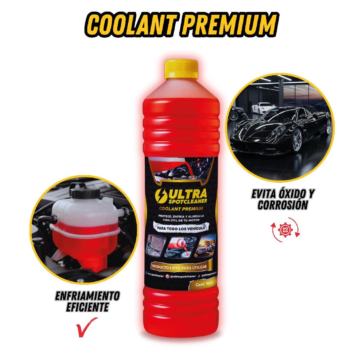 ULTRA SPOTCLEANER - Refrigerante Premium Ultra SpotCleaner 1 Litro