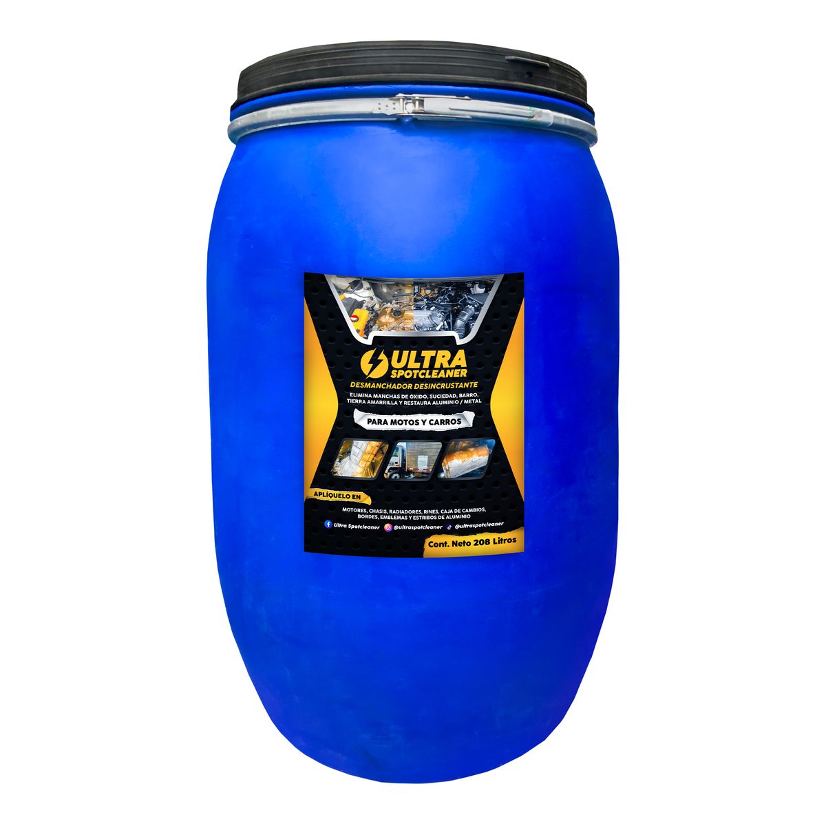 ULTRA SPOTCLEANER - Desmanchador Desincrustante Ultra SpotCleaner 208 Litros