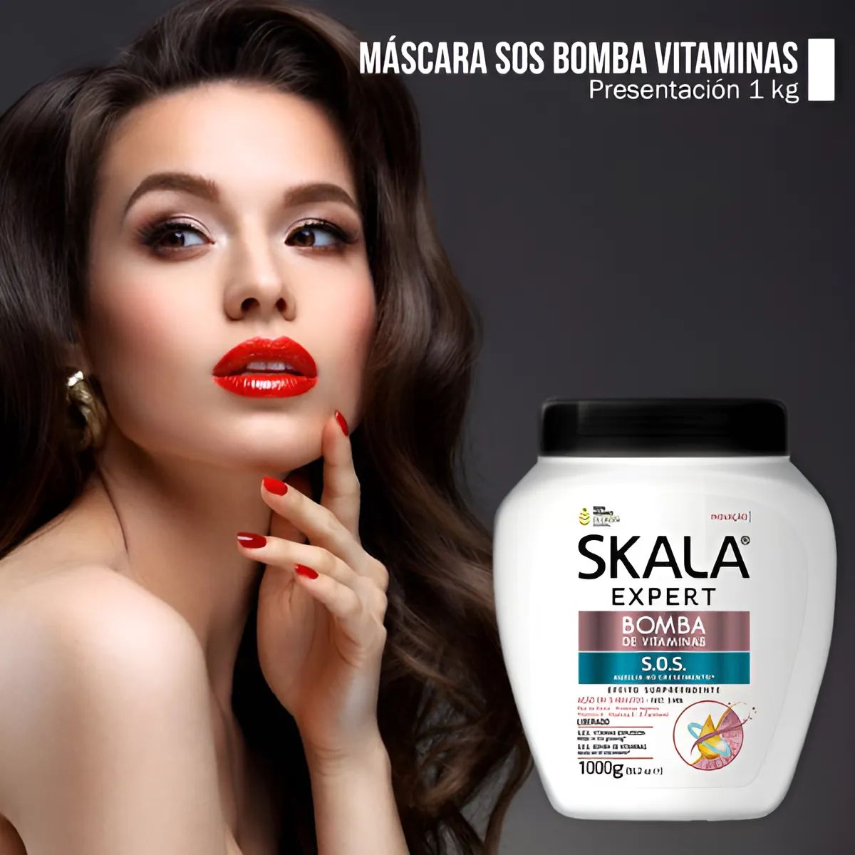 SKALA - Mascara Capilar Brasil Bomba Con Ácido Hialurónico