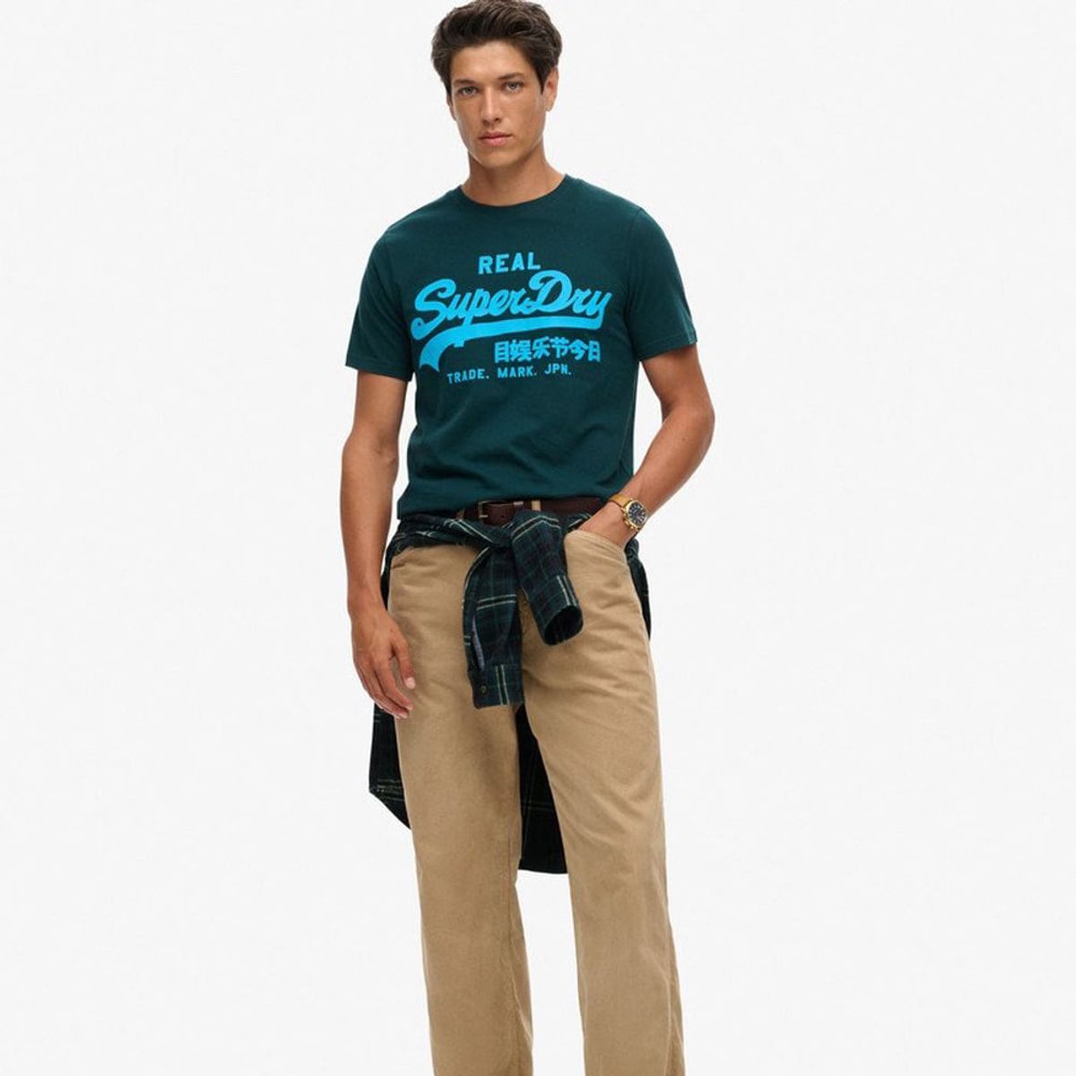 SUPERDRY - Camiseta Manga Corta Para Hombre Neon Vl Graphic Superdry