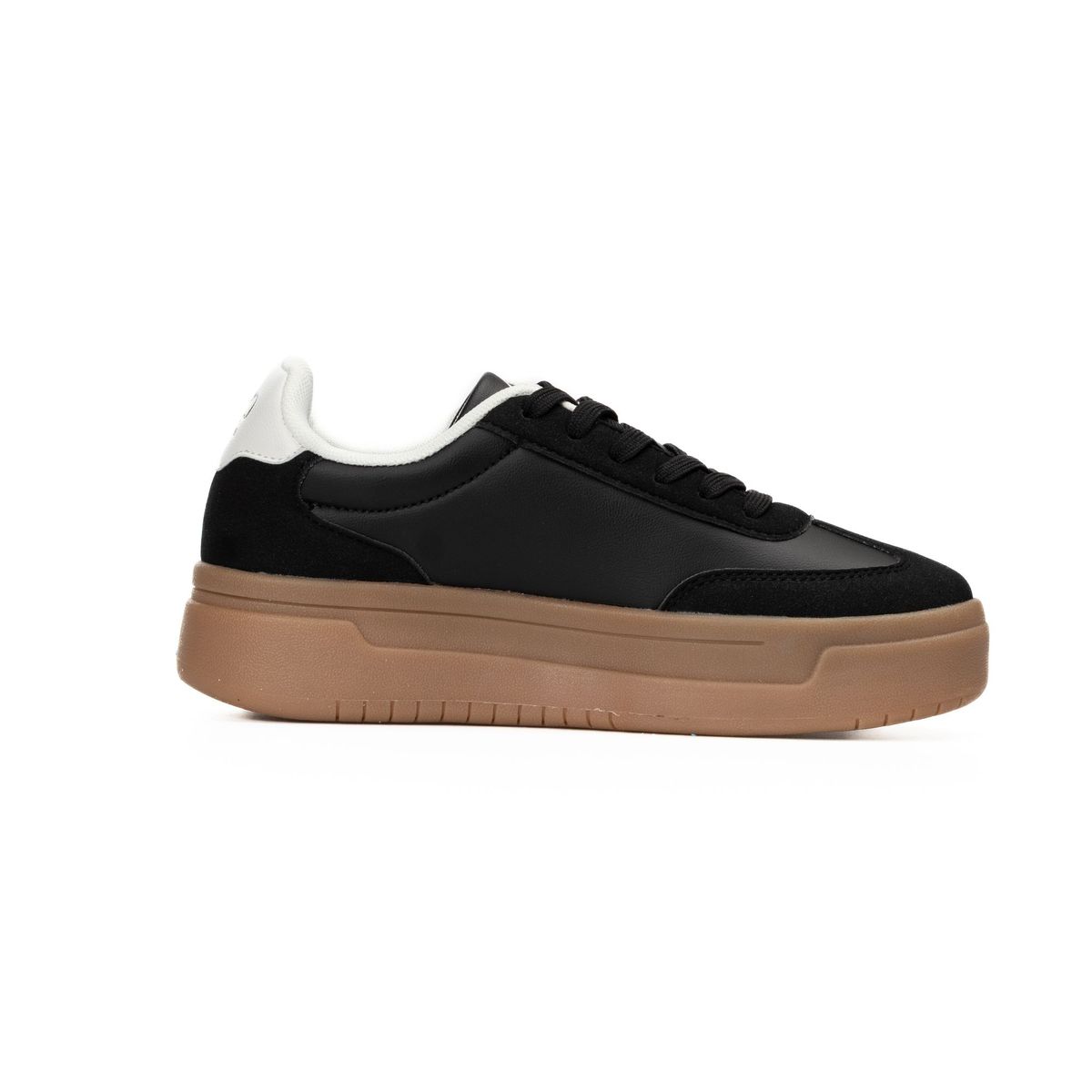 OCEAN PACIFIC - Tenis para Mujer OP ROSY Urbanos Negros y Blanco