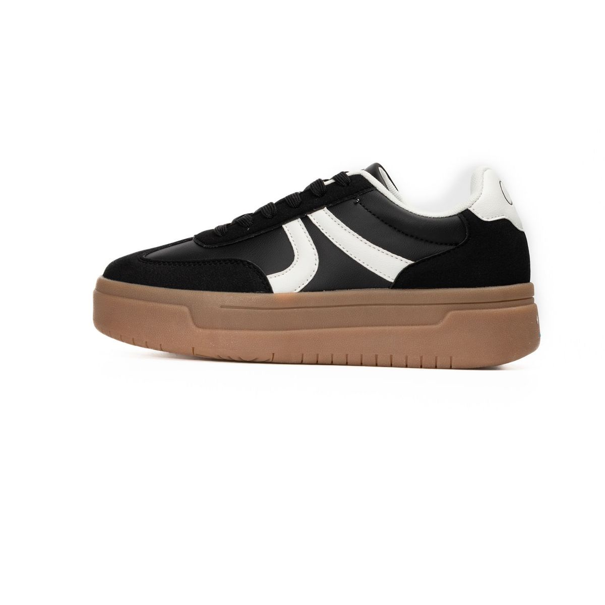 OCEAN PACIFIC - Tenis para Mujer OP ROSY Urbanos Negros y Blanco