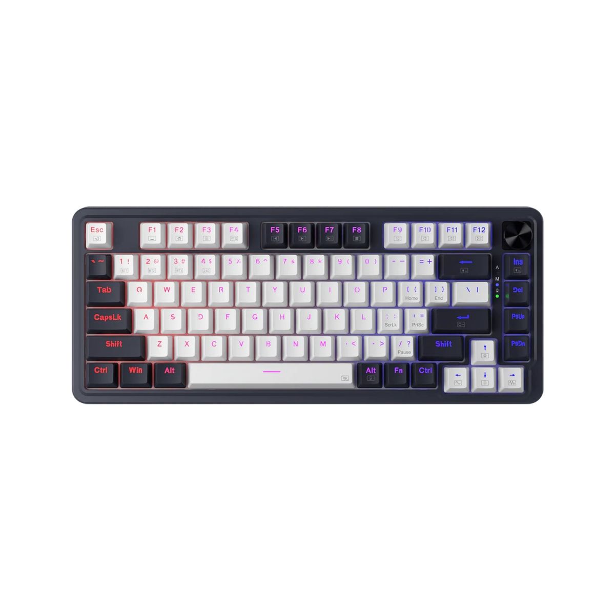 REDRAGON - TECLADO REDRAGON UCAL PRO K673WB-RGB-PRO-SP BLANCONEGRO