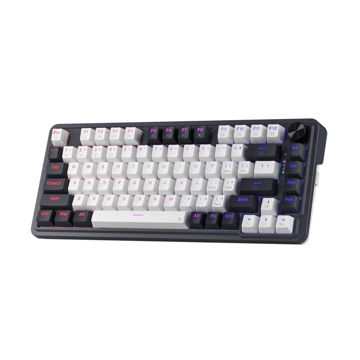REDRAGON - TECLADO REDRAGON UCAL PRO K673WB-RGB-PRO-SP BLANCONEGRO