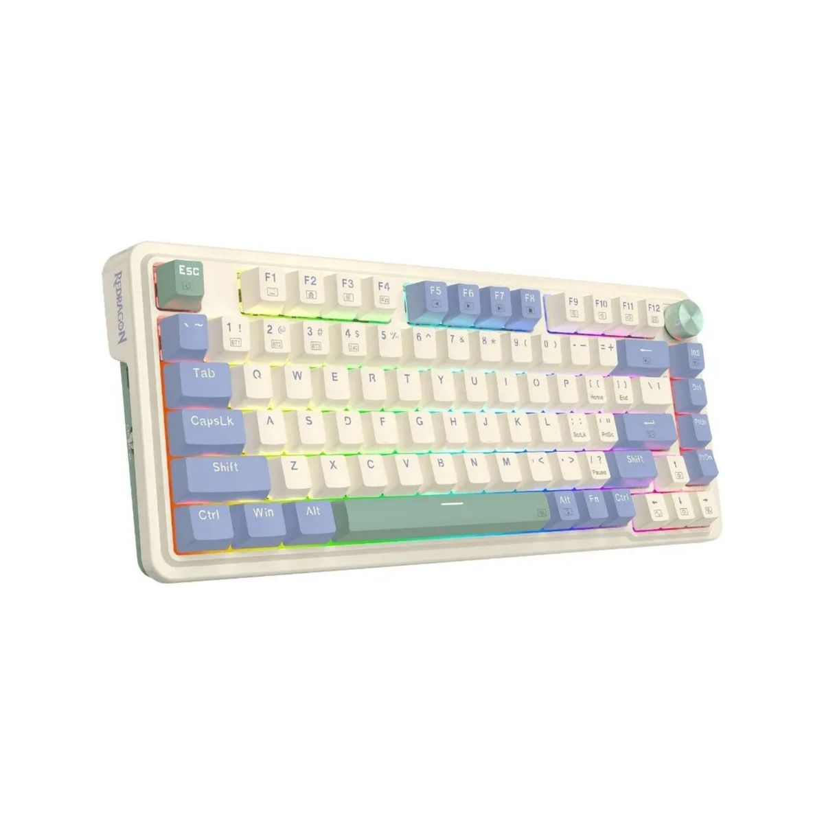 REDRAGON - TECLADO REDRAGON UCAL PRO K673CPG-RGB-PRO-SP BLANCOAZUL