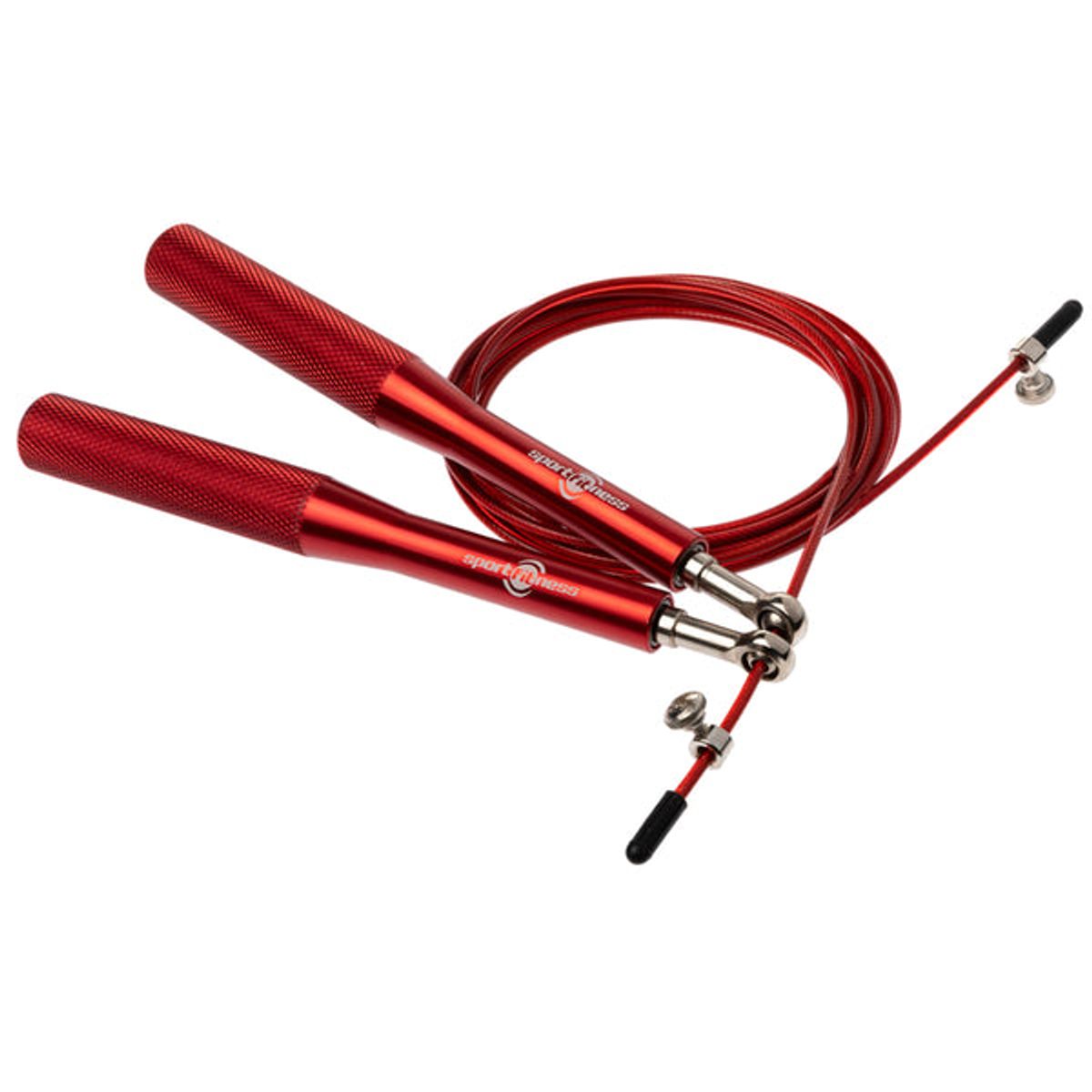 SPORT FITNESS - Lazo para Salto en Aluminio rojo