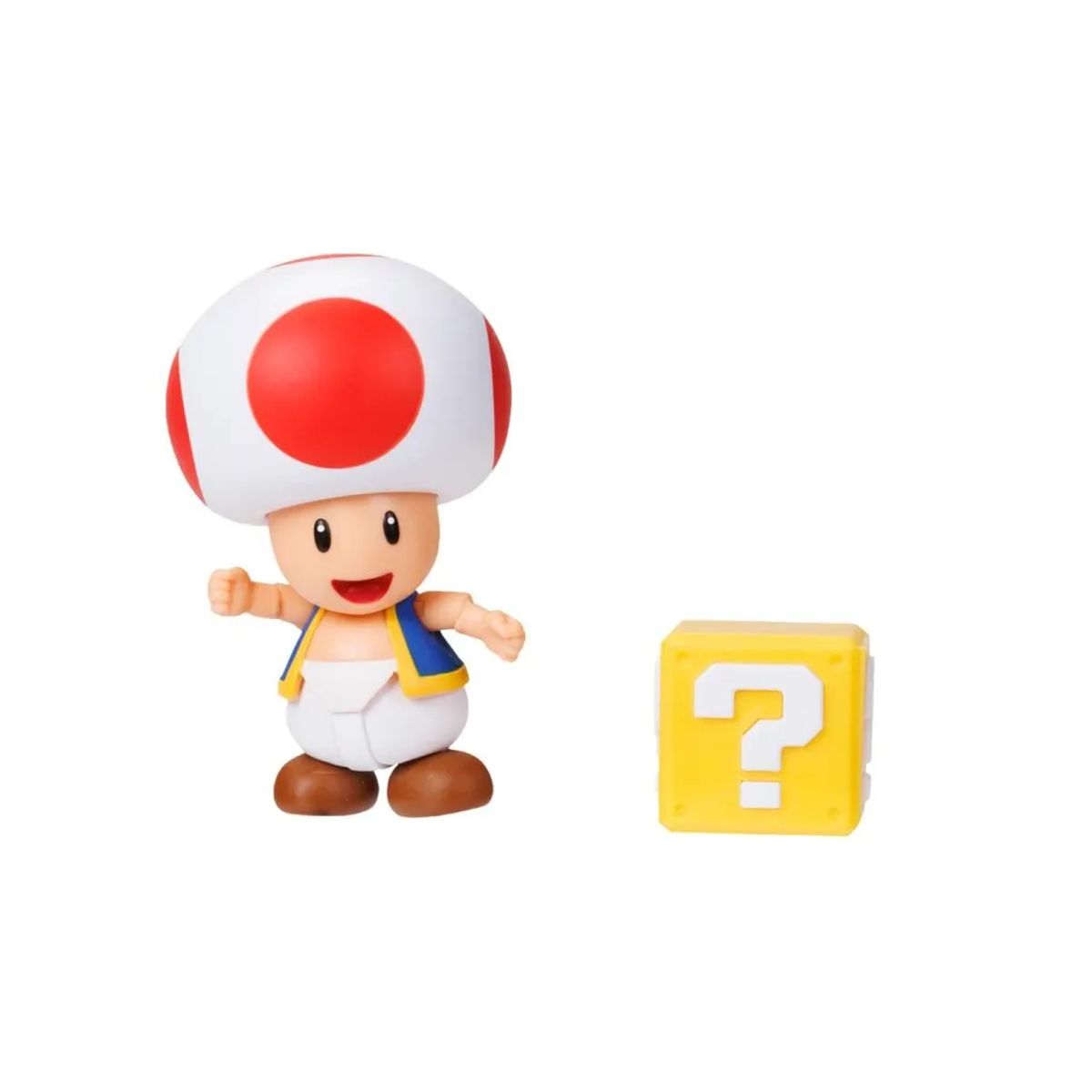 NINTENDO - Figura Coleccionable Toad 4" Serie 43 Mario Bros Oficial Nintendo