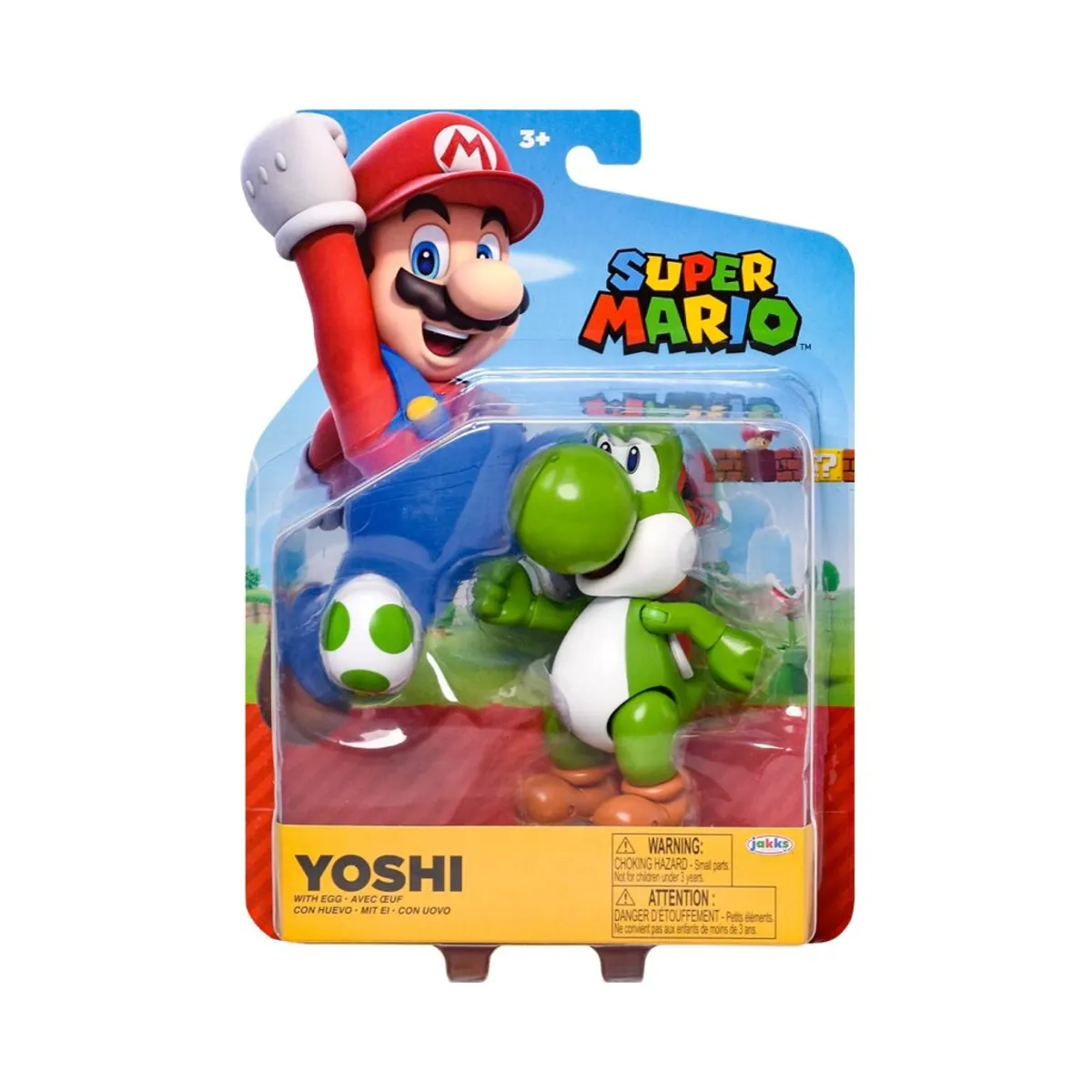 NINTENDO - Figura Coleccionable Yoshi 4" Serie 46 Mario Bros Oficial Nintendo