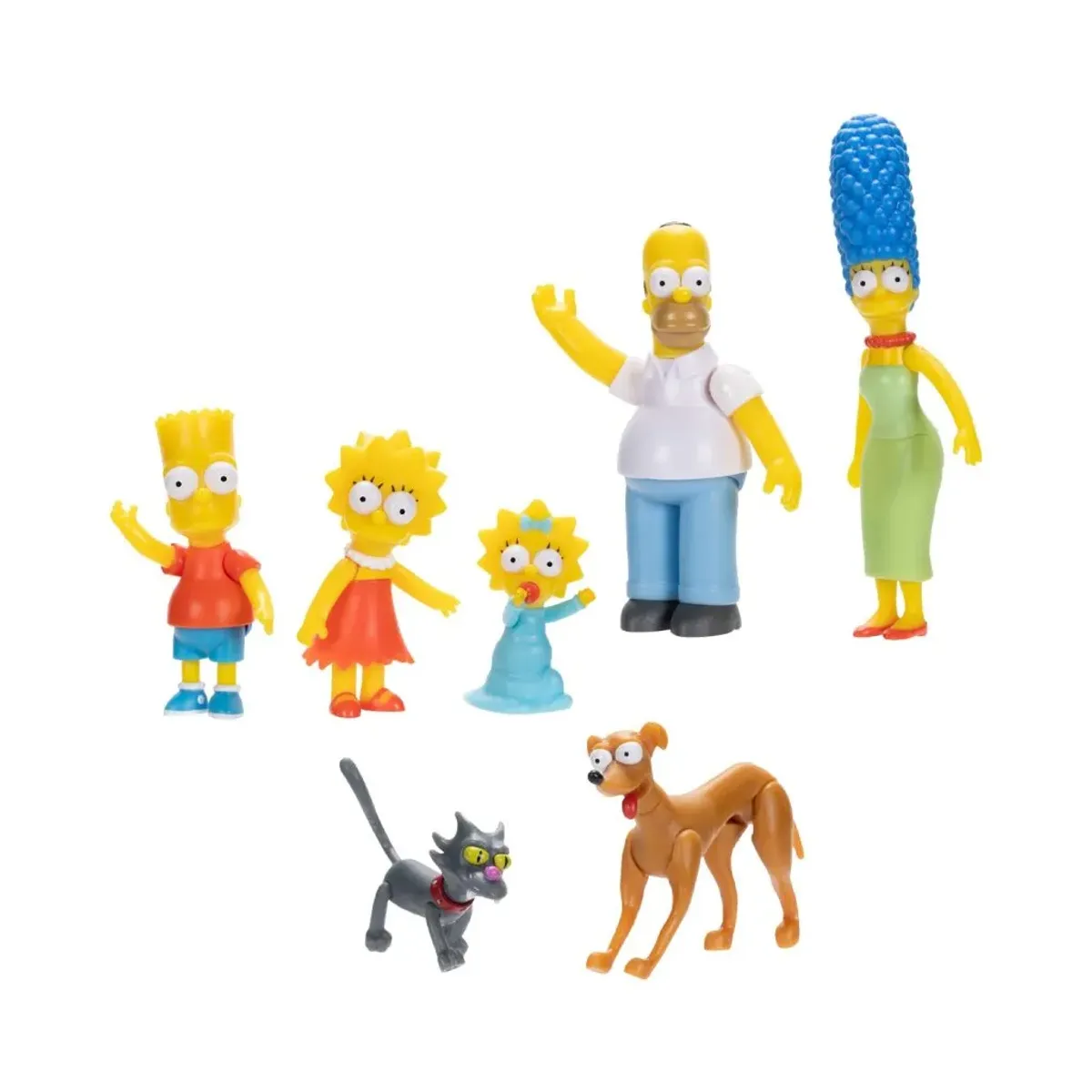 LOS SIMPSONS - Pack x 7 Figuras Los Simpsons 2.5" Coleccionables