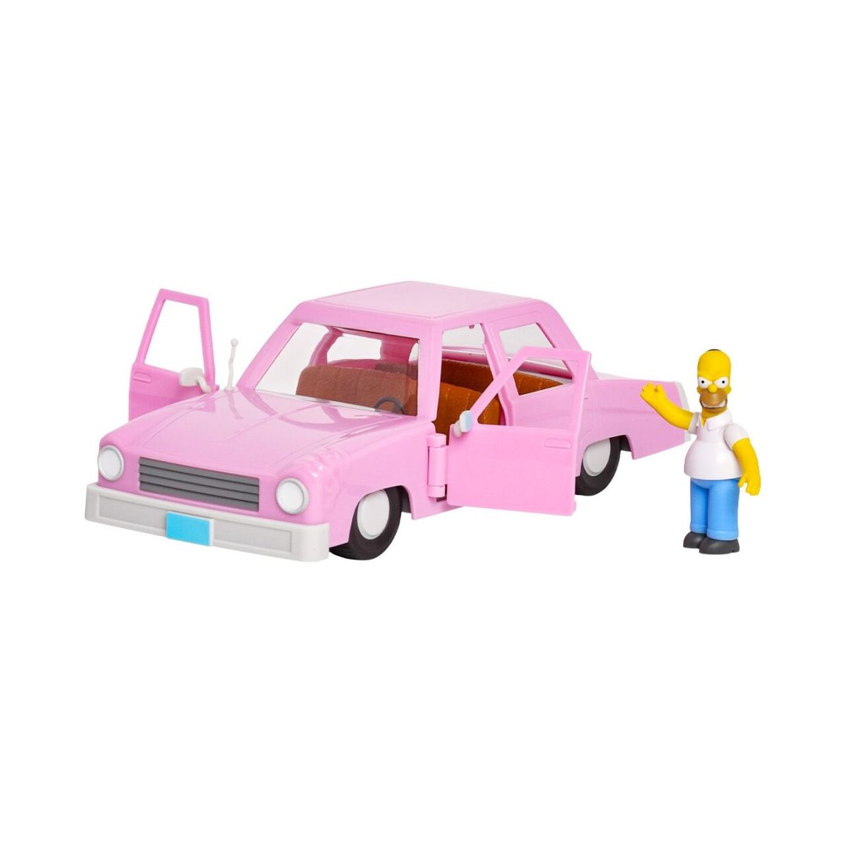 LOS SIMPSONS - Set Coleccionable Los Simpsons Homero 2.5" con Vehículo a Escala