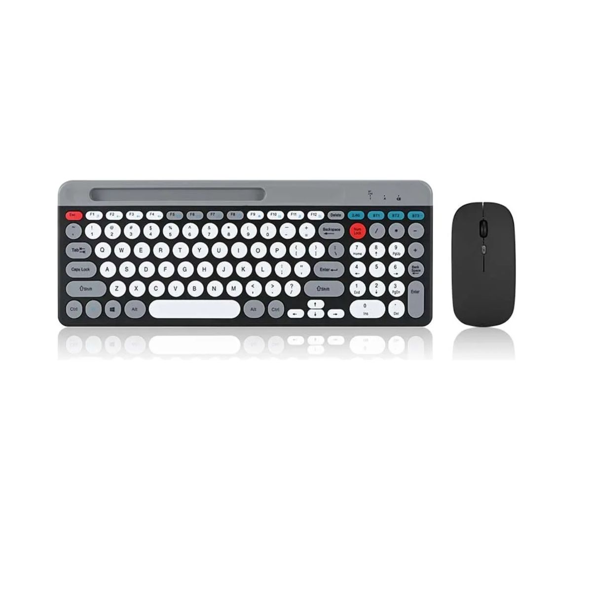 GENERICO - Combo Teclado Y Mouse Inalambrico Multidispositivo Teclop001