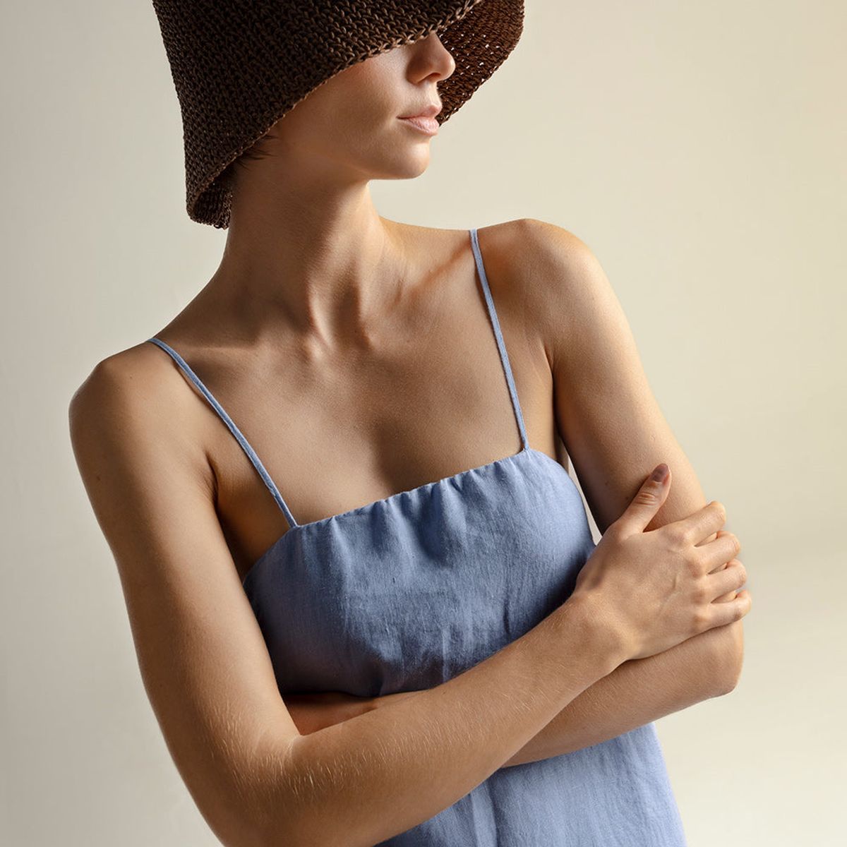 TOUCHE BALNEAIRE - Sombrero tejido en rafia color negro 0S53B61