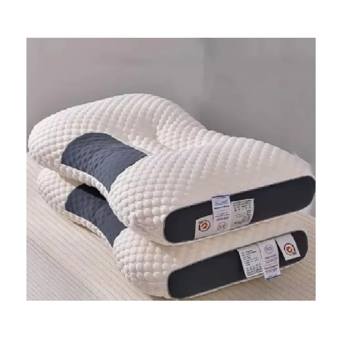 SKY - Almohada Cervical Ortopedica Para El Cuello X 2 Color Blanco