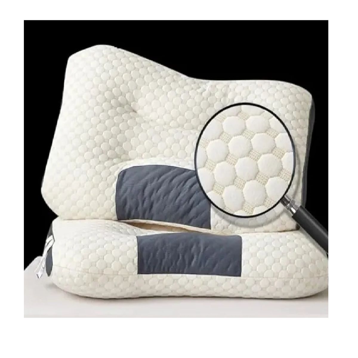 SKY - Almohada Cervical Ortopedica Para El Cuello X 2 Color Blanco