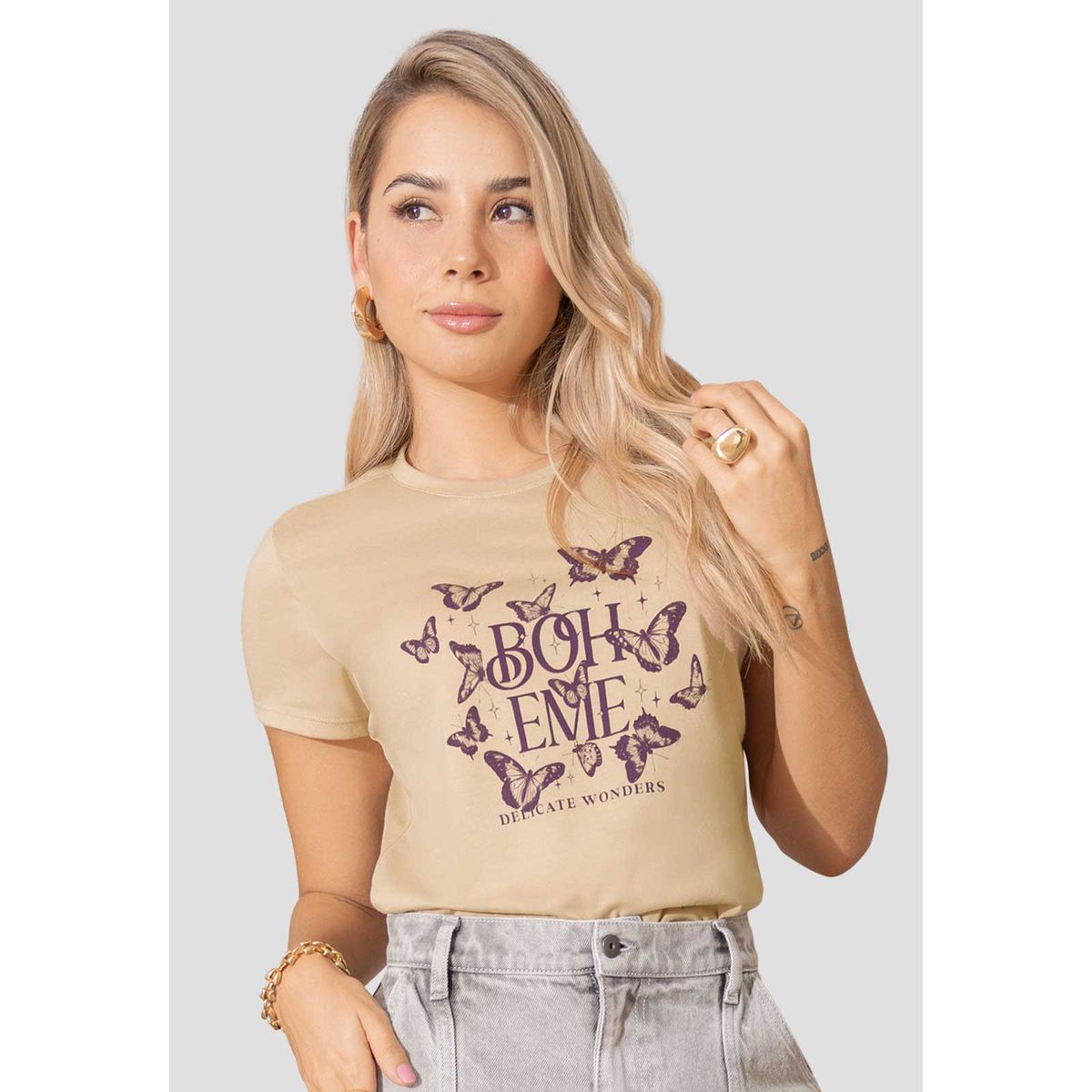 ATYPICAL - Camiseta Mujer Latte Atypical 112621
