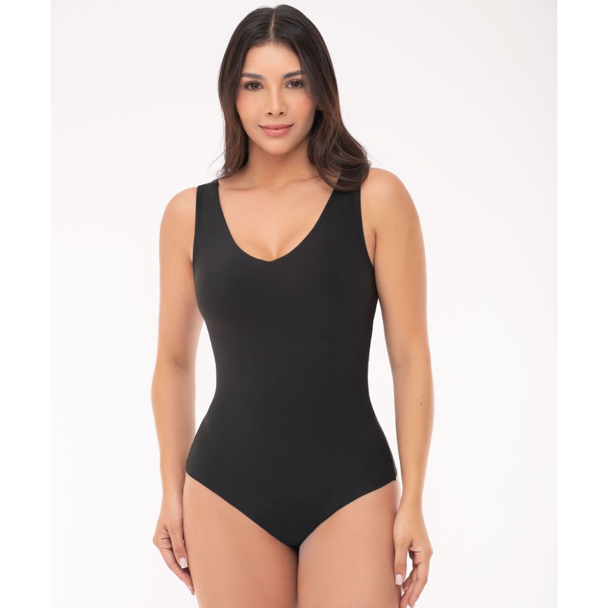 FAJATE - Body de moldeo tela lisa sin costuras de compresión uniforme en abdomen y cintura