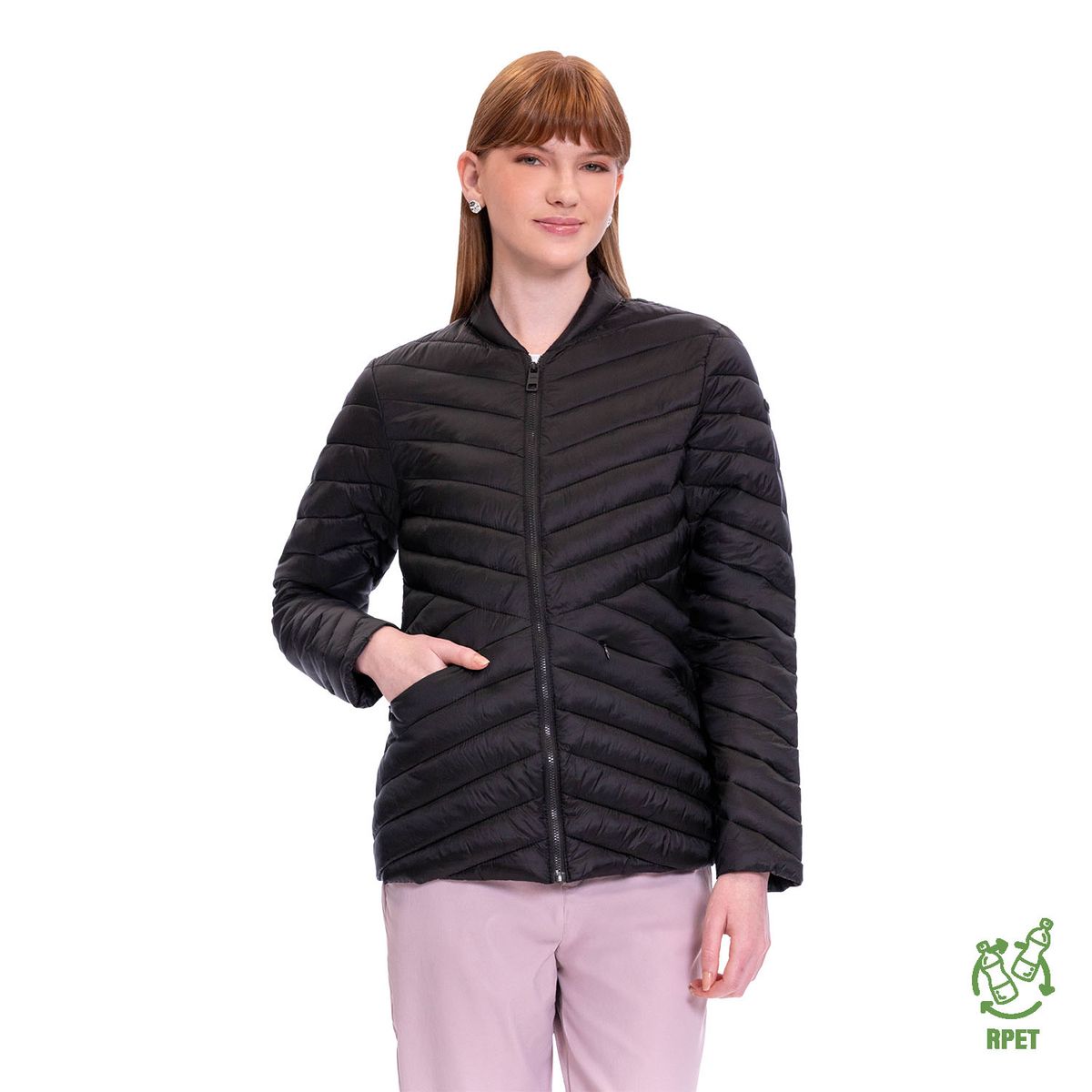 TOTTO - Chaqueta Acolchada Plegable Rpet Owens Negro Totto Mujer