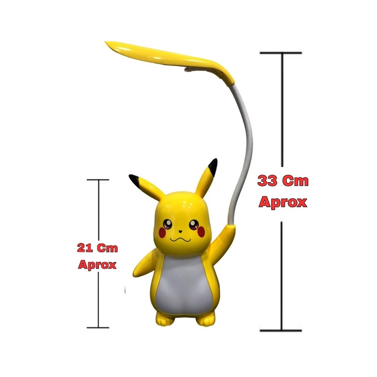 GENERICO - Lampara De Mesa Led Amarilla Recargable Usb Luz Noche Niños