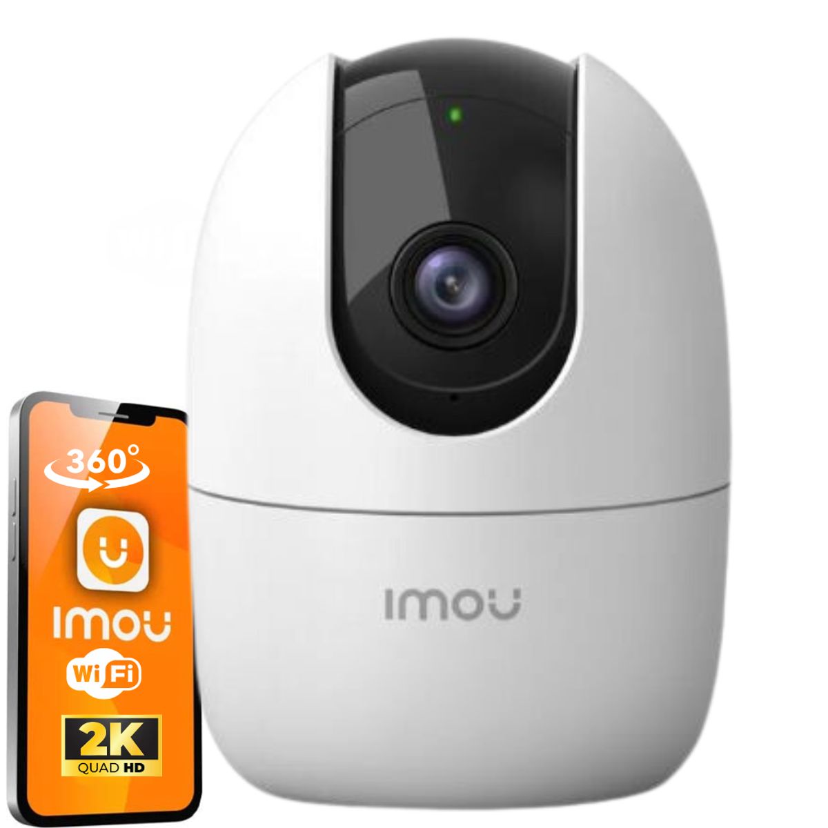 IMOU - CAMARA DE SEGURIDAD WIFI ROBOTICA 360 CON AUDIO INCORPORADO RESOLUCION 2K/3MPX + MEMORIA 64GB
