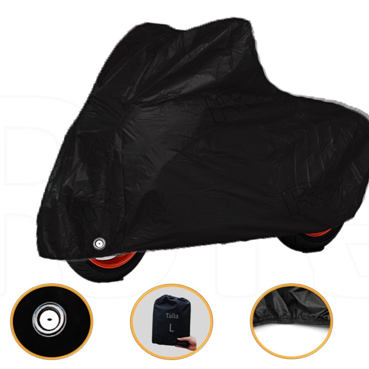 LAVEF - Pijama para Moto Antifluido Protectora 60% Impermeable Interior BASICA - L