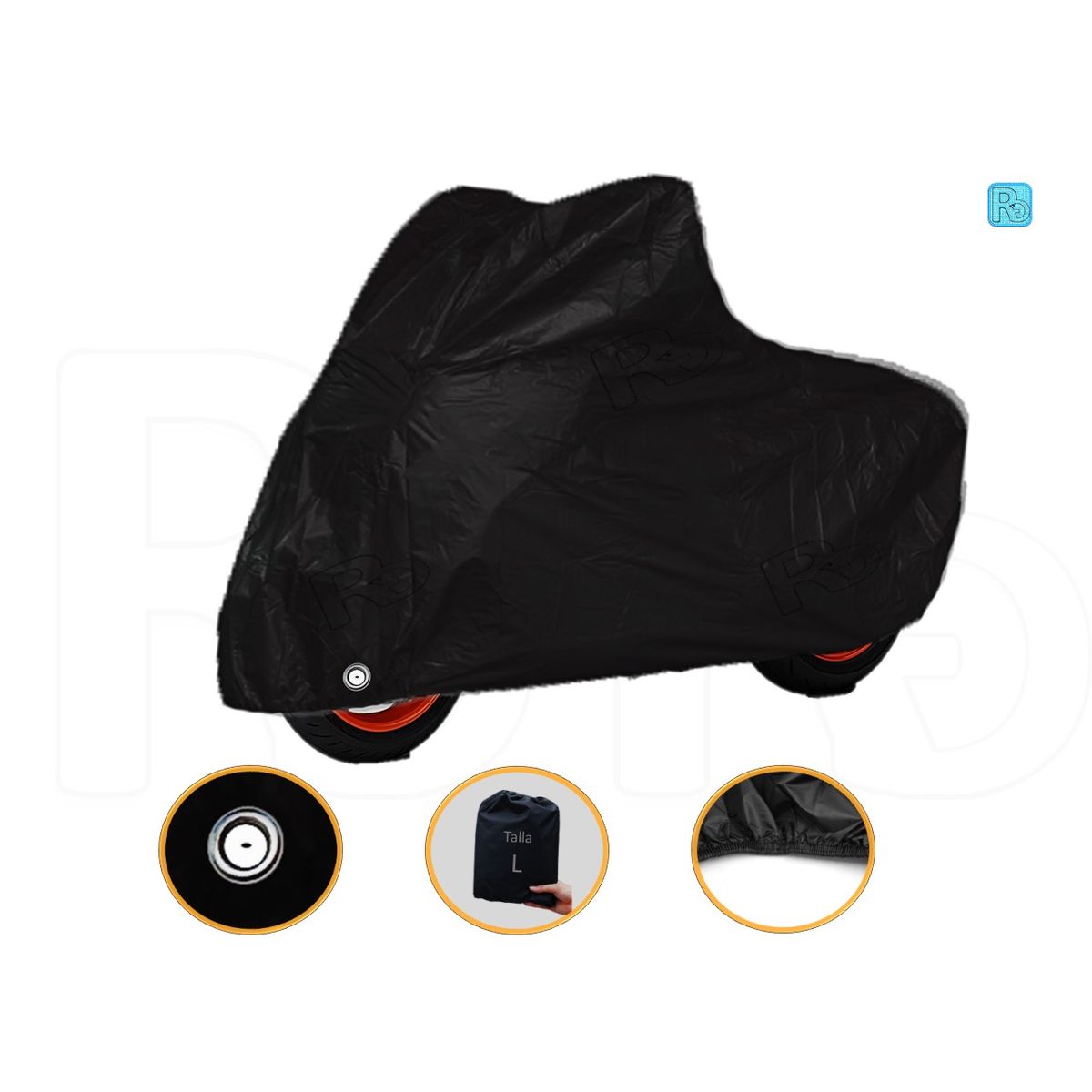 LAVEF - Pijama para Moto Antifluido Protectora 60% Impermeable Interior BASICA - L